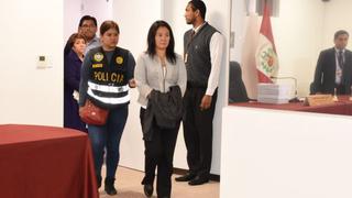 Keiko Fujimori pasó control de identidad en Sala Penal Nacional [VIDEO]