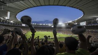 Un generador solar ayuda a iluminar el estadio Maracaná