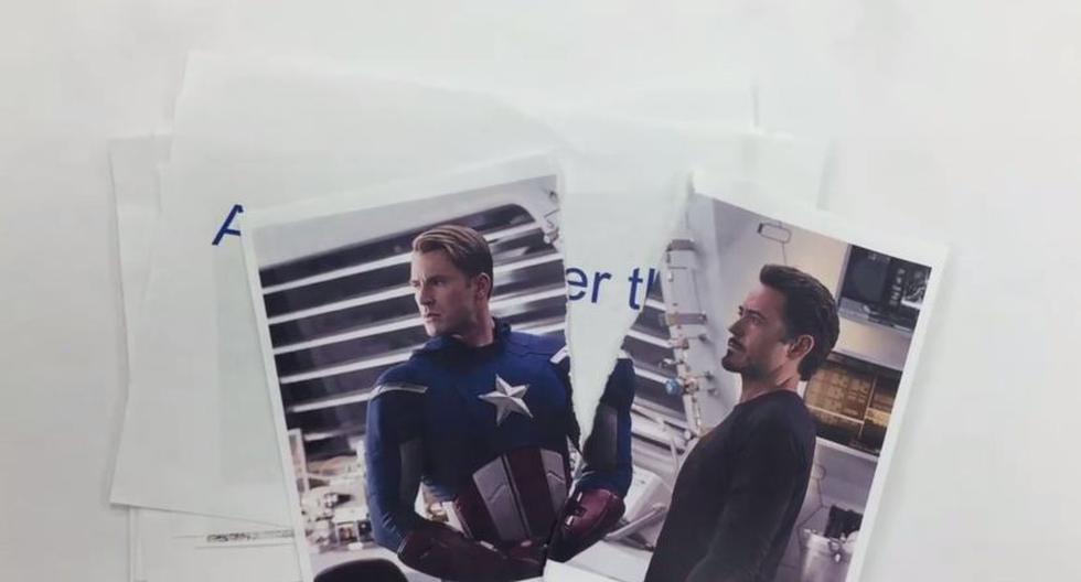 Chris Evans es el Captain America y Robert Downey Jr. es Iron Man en el universo de Marvel (Foto: Facebook)