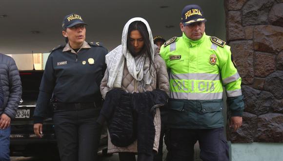Melisa González Gagliuffi permanecía detenida en la comisaría de Orrantia, en San Isidro. (GEC)