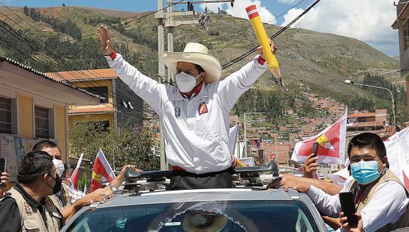 Pedro Castillo inició ayer en Huaraz, Áncash, su periplo electoral para la segunda vuelta. (Foto: Facebook)