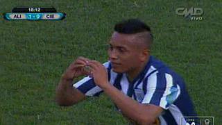 Christian Cueva abrió el marcador en Matute con un golazo