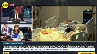 Decana Liliana La Rosa: 90 enfermeras han fallecido, más de 7.700 se han contagiado y 15 están en UCI por el COVID-19