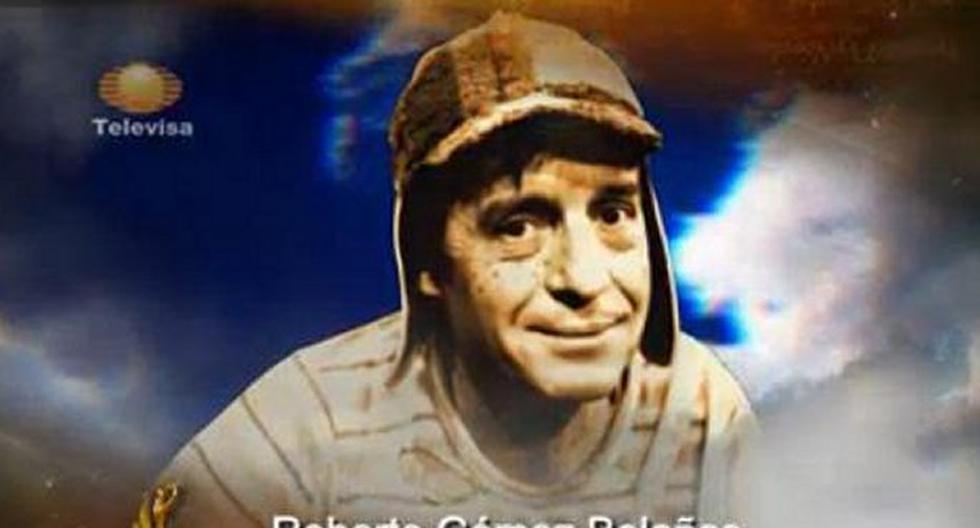 Premios TVyNovelas realiza especial homenaje a Chespirito. (Foto: Captura)