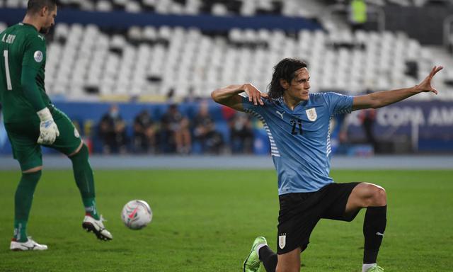Uruguay vs. Paraguay jugaron por Copa América 2021. Foto: EFE
