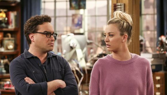 Johnny Galecki y Kaley Cuoco en "The Big Bang Theory". (Foto: Difusión)