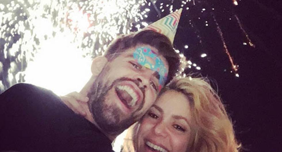 Gerard Piqué y Shakira celebraron el año nuevo a todo dar. (Foto Gerard Piqué / Instagram)
