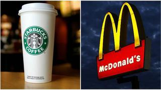 McDonald's podría beneficiarse tras polémica de Starbucks