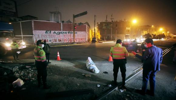 El cuerpo fue ubicado esta madrugada. (Foto: César Grados / @photo.gec)