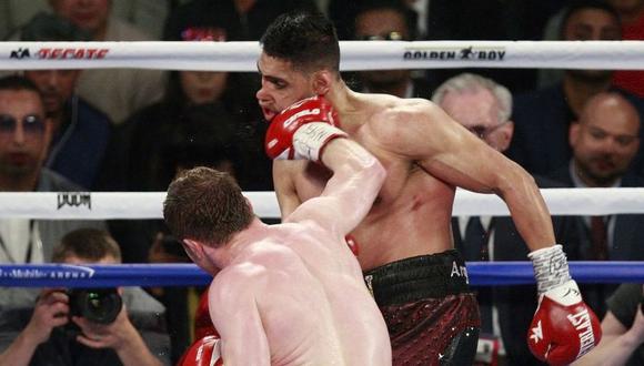 'Canelo' Álvarez vs. Daniel Jacobs: recordamos el golpe más devastador del boxeador mexicano | VIDEO. (Foto: AFP)