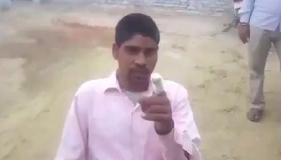 Hombre se un dedo en India tras haberse equivocado en su voto | VIDEO MUNDO EL COMERCIO PERÚ