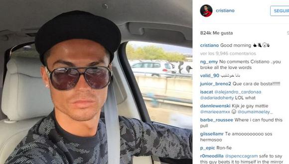 Cristiano Ronaldo: el selfie por el que generó polémica