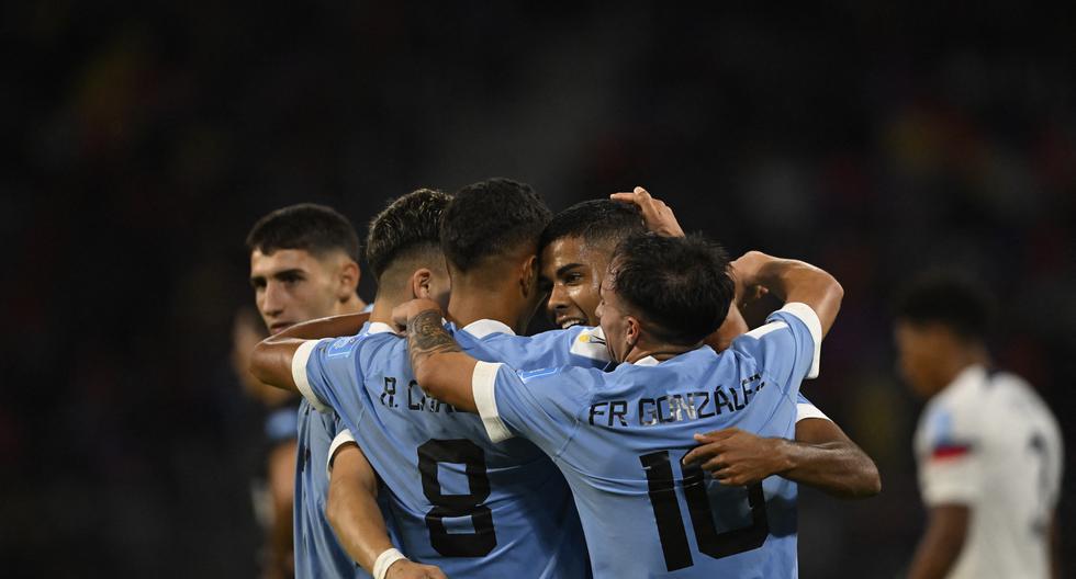 Uruguay derrotó 2-0 a Estados Unidos Sub 20 por cuartos de final desde el estadio Único Madre de Ciudades. (Foto: AFP)