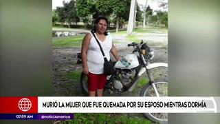 San Martín: mujer fallece luego de que su esposo le prendiera fuego mientras dormía