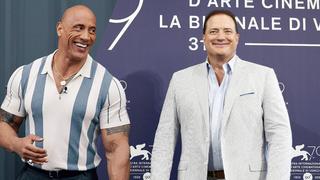 Dwayne Johnson publica un vídeo de su reencuentro con Brendan Fraser celebrando su victoria en los Oscar