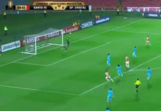 Sporting Cristal vs Santa Fe: espectacular gol de Arango tras pésima marca de Lobatón y Aquino