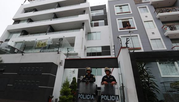 La vivienda de Humberto Abanto en Miraflores fue uno de los inmuebles allanados ayer por la fiscalía. (Foto: Anthony Niño de Guzmán / GEC)