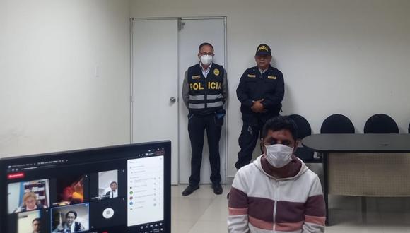 David Cabellos Bustamante  es acusado de violar a una niña de 6 años en San Juan de Lurigancho. (Foto: Corte Superior de Justicia de Lima Este/Twitter)