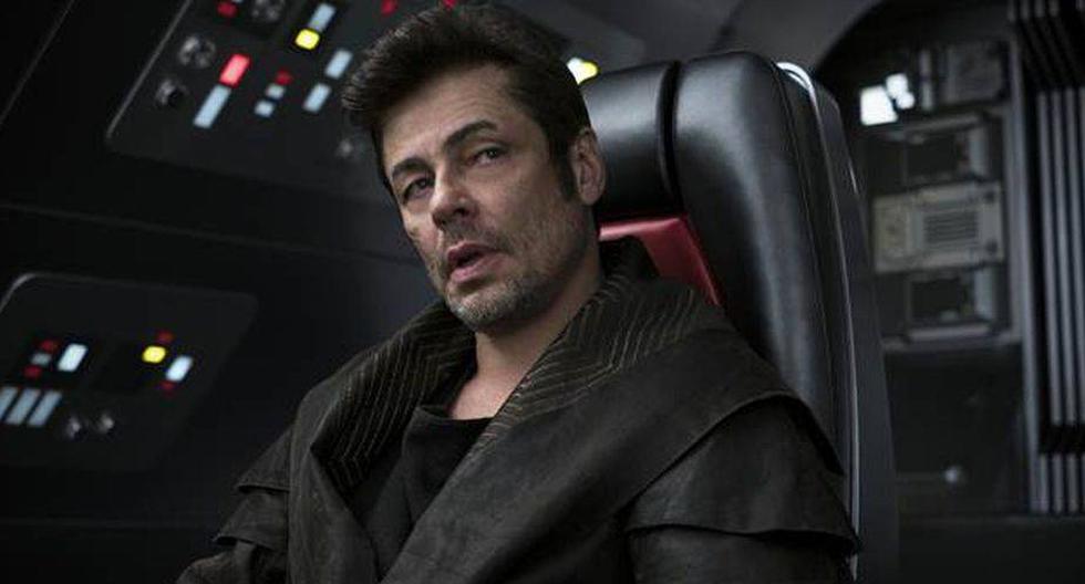 Benicio del Toro interpreta a DJ en 'Star Wars: The Last Jedi' (Foto: Lucasfilm)