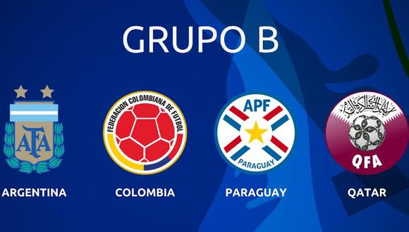 Tabla grupo B Copa América EN VIVO: resultados y posiciones de Colombia, Paraguay, Qatar y Argentina. (Foto: Twitter)