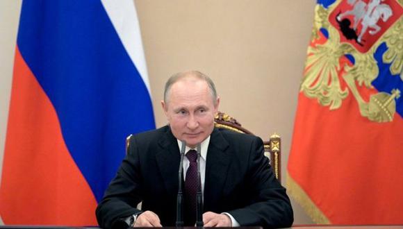 El presidente de Rusia, Vladimir Putin, anunció este martes que su país desarrolló la primera vacuna contra el coronavirus Covid-19. (AFP).