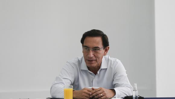 Martín Vizcarra recibió dos dosis de la vacuna Sinopharm en el sonado caso 'vacunagate'. (FOTO: archivo GEC)