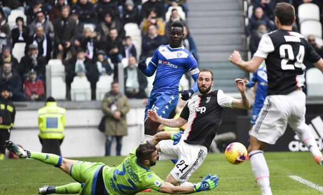 Estas son las mejores imágenes del duelo entre Juventus y Brescia por la jornada 24 de la Serie A de Italia. (Marco Alpozzi/Lapresse via AP)