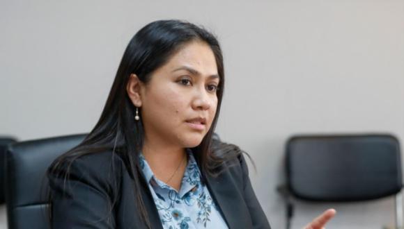 La congresista Heidy Juárez es investigada por la Fiscalía de la Nación por el presunto recorte de sueldos a cuatro trabajadores del Parlamento. (Foto: Agencia Andina)