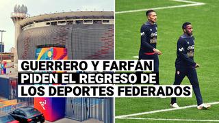 Paolo Guerrero y Jefferson Farfán apoyaron pedido de la Agremiación de Futbolistas para la reactivación de los deportes federados 