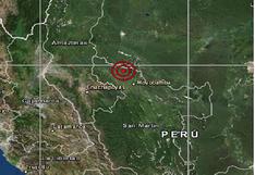 San Martín: sismo de magnitud 4,3 se reportó en Moyobamba, señaló el IGP 