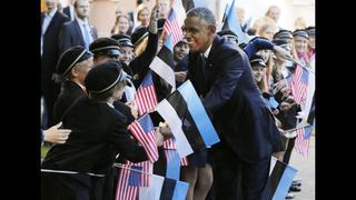 Obama en Estonia: "Rusia amenaza la paz en Europa"