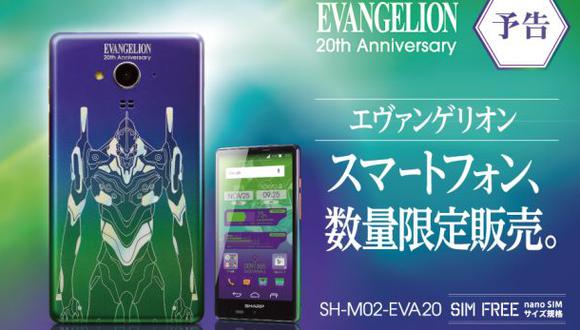 Evangelion: lanzan smartphone para celebrar 20 años del anime