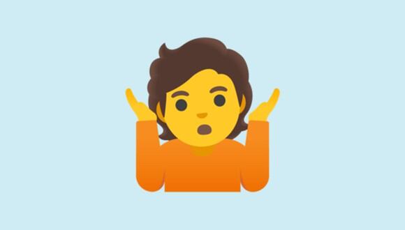 Conoce qué significa realmente el emoji de la persona encogiendo los hombros en WhatsApp. (Foto: Emojipedia)