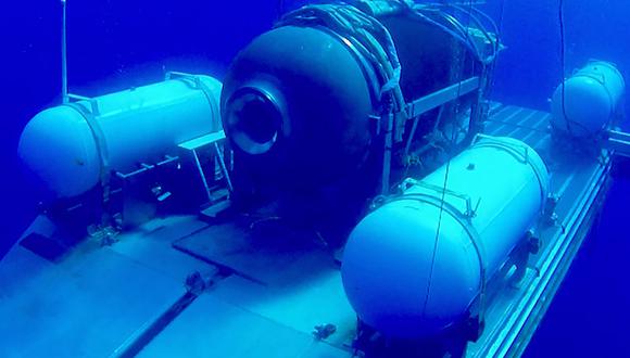 El submarino Titán es capaz de llegar hasta donde está hundido el Titanic. (OceanGate).