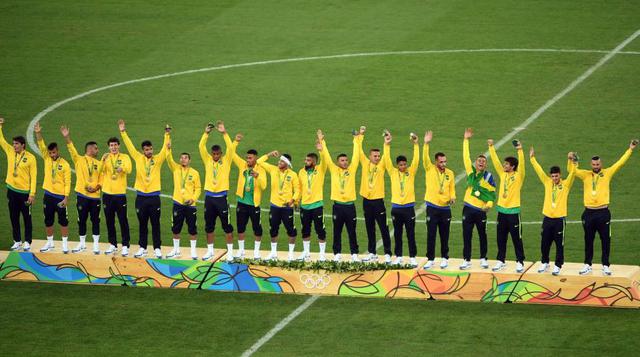 Así celebró Brasil primera medalla de oro en fútbol en Río 2016 - 13