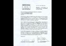Alejandro Toledo envió nueva carta acreditando abogado ante Fiscalización