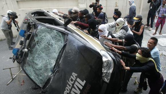 Brasil: las protestas terminan en destrozos en Belo Horizonte