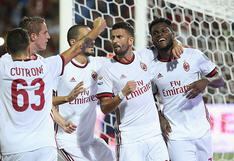Un nuevo Milan debutó en la Serie A goleando 3-0 al Crotone