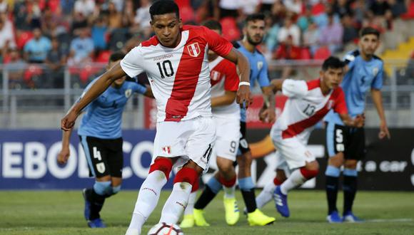 Con gol de penal de Fernando Pacheco (52'), la selección nacional debutó ganando en el Sudamericano en Chile. (Foto: Photosport)