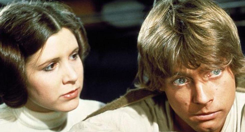 Carrie Fisher es Leia y Mark Hamill es Luke Skywalker en 'Star Wars' (Foto: Lucasfilm)
