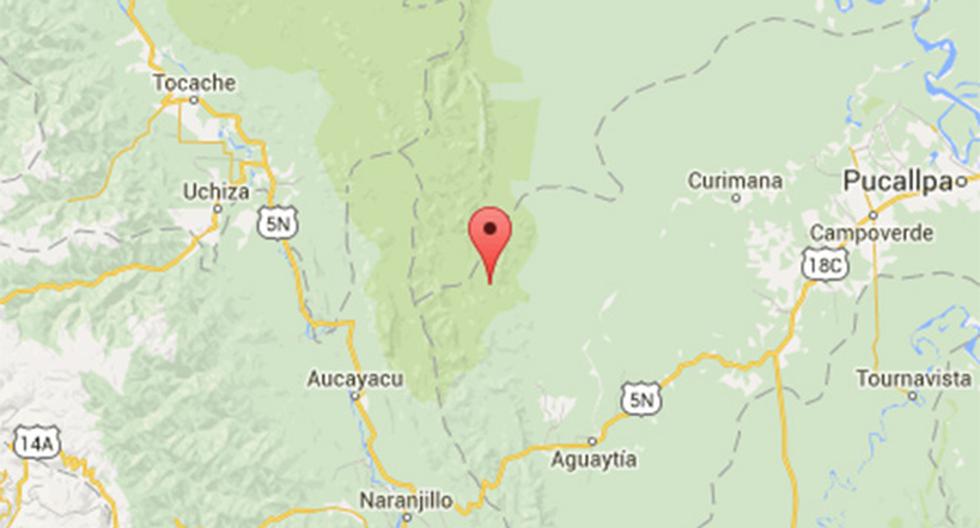 El sismo de 3,9 grados no fue percibido en Aucayacu, Huánuco, informó el IGP. (Foto: IGP)
