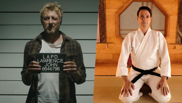 Willliam Zabka y Ralph Macchio en escenas  de "Cobra Kai". (Foto: Netflix)