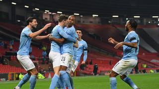 Manchester City venció al United y clasificó a la final de la Carabao Cup