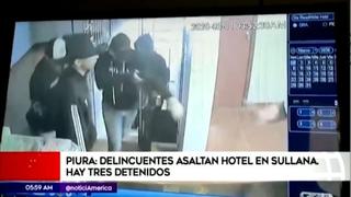 Piura: PNP captura a dos extranjeros y un peruano cuando asaltaban hotel en Sullana