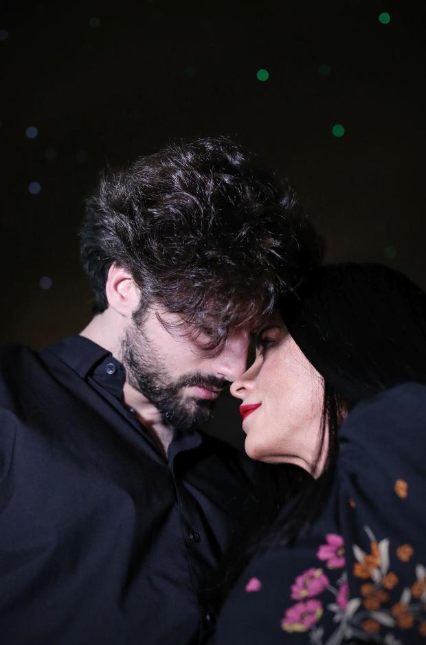 Fiorella Rodríguez and her partner, the Spanish model Iván Micol.  (Photo: Alessandro Currarino)