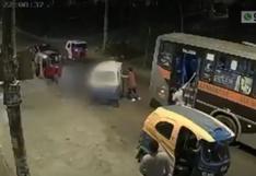 San Juan de Miraflores: joven fue atropellada por mototaxi que circulaba en sentido contrario | VIDEO