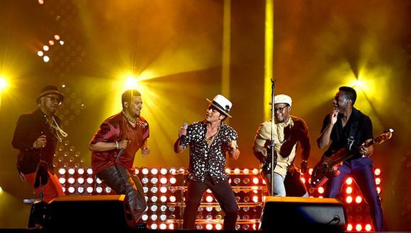 Bruno Mars tocará sus mejores temas en concierto que hará en Chile. (Foto: Getty Images)