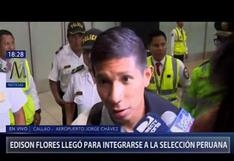 Selección Peruana: Edison Flores llegó y se enteró de noticia de Paolo Guerrero