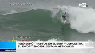 Perú sumó varios triunfos en surf y va en busca de las medallas