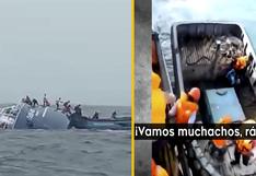 Embarcación se hundió en mar de Chimbote: así logró escapar la tripulación